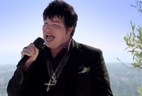 Jason Brock sings "Big girls don't cry" by Fergie in X Factor USA judges houses