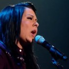 Lucy Spraggan sings her own song "Mountains" in the X Factor live shows