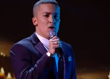 Jahmene Douglas sings "Imagine" on X Factor UK live shows