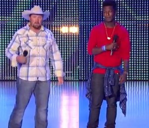 Tate Stevens vs Willie Jones singing 'Nobody Knows' X Factor USA