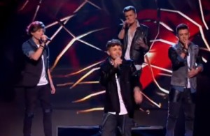 Union J sing "When love take over" by David Guetta on X Factor live